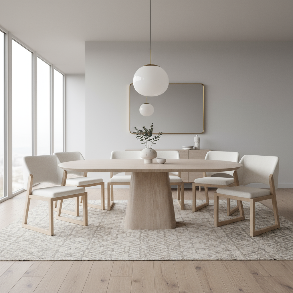 OAK DINING TABLE