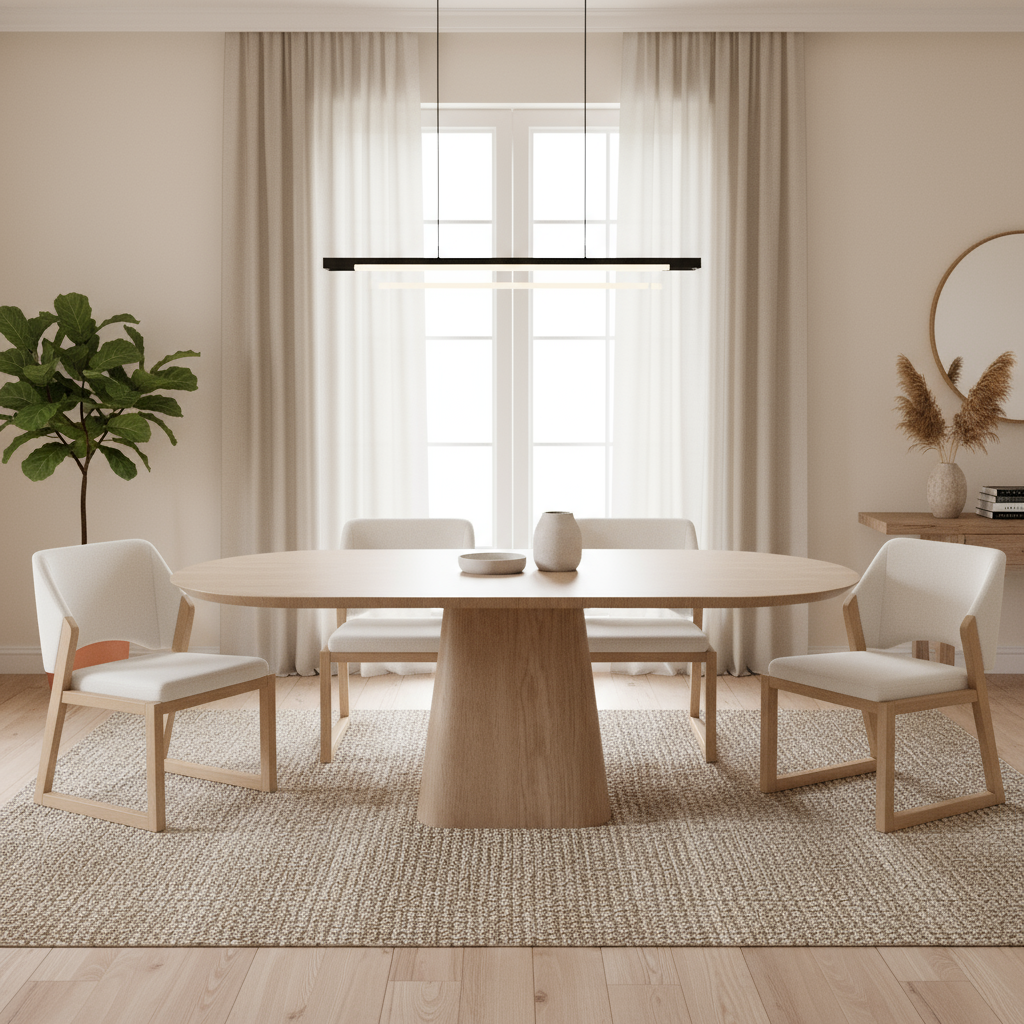 OAK DINING TABLE